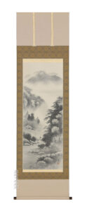 掛け軸／掛軸　水墨山水（倉地　邦彦）（図柄色々有）<br>【送料無料】【代引手数料無料】