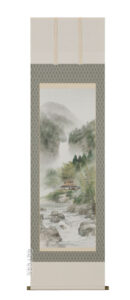 掛け軸／掛軸　深山渓聲（水谷雄）<br>【送料無料】【代引手数料無料】
