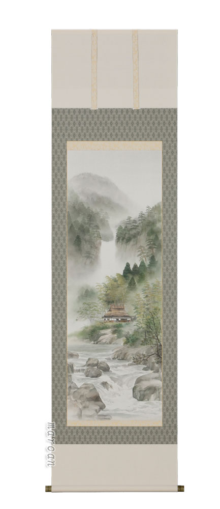 掛け軸／掛軸　深山渓聲（水谷雄）<br>【送料無料】【代引手数料無料】