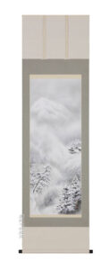 掛け軸／掛軸　雪景山水（稲垣　雅彦）<br>【送料無料】【代引手数料無料】