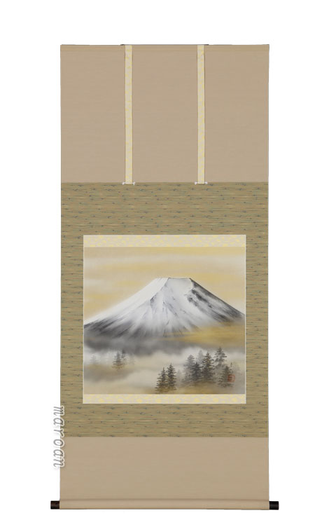 掛け軸／掛軸　富士（岩田　東嶺）【送料無料】【代引手数料無料】
