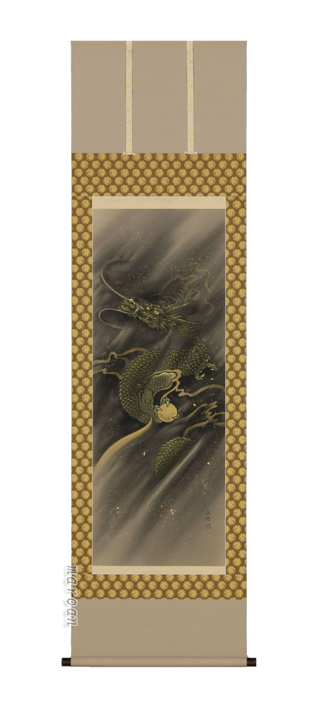 虎・龍 掛軸 登龍（川島正行） 商品画像