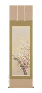 掛け軸／掛軸　梅に鶯（堀　高泉）<br>【送料無料】【代引手数料無料】