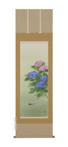 掛け軸／掛軸　紫陽花（堀　高泉）<br>【送料無料】【代引手数料無料】