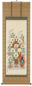 掛け軸／掛軸 阿弥陀十三佛（伊藤香川） 【送料無料】【代引き手数料無料】