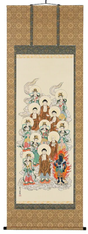 十三佛 掛軸 阿弥陀十三佛（伊藤香川） 商品画像