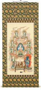 掛け軸／掛軸 真言十三佛（伊藤香川） 【送料無料】【代引き手数料無料】