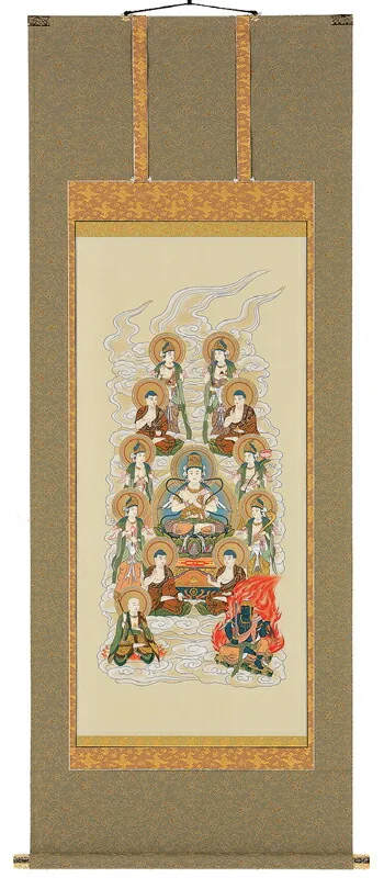 十三佛 掛軸 三幅対（伊藤香川） 商品画像
