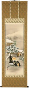 掛け軸／掛軸 石枕（伊藤香川） 【送料無料】【代引き手数料無料】