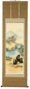 掛け軸／掛軸 川越名号（伊藤香川） 【送料無料】【代引き手数料無料】