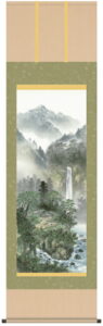 掛け軸／掛軸／かけじく【山水画】<br>晴山麗水（田口　紅洋）<br>【送料無料】【代引き手数料無料】
