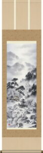 掛け軸 掛軸【尺三幅】<br>山河郷愁(横田修幸)<br>【送料無料】【代引手数料無料】