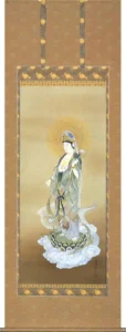 掛け軸／掛軸 雲上聖観音（和田 清雪） 【送料無料】【代引手数料無料】