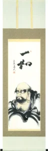 掛け軸／掛軸 達磨（中谷 文魚） 【送料無料】【代引手数料無料】