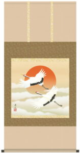 【掛け軸／掛軸】<br>旭日飛翔（伊藤　渓山）<br>【送料無料】【代引手数料無料】