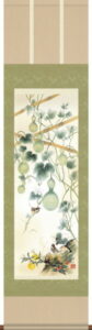 掛け軸 掛軸 かけじく【尺三幅】<br>開運六瓢息災図(伊藤翔風)<br>【送料無料】【代引手数料無料】