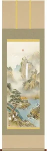 掛け軸／掛軸【縁起開運】 蓬莱七福神長生図（幸田 薫風） 【送料無料】【代引手数料無料】