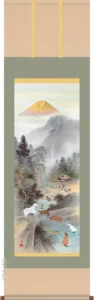 掛け軸／掛軸【開運／尺三】 金峰大願九頭馬（稲葉 苑舟） 【送料無料】【代引き手数料無料】