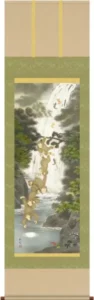 掛け軸／掛軸【縁起開運】 養老月五猿之図（森田 翔輝） 【送料無料】【代引手数料無料】