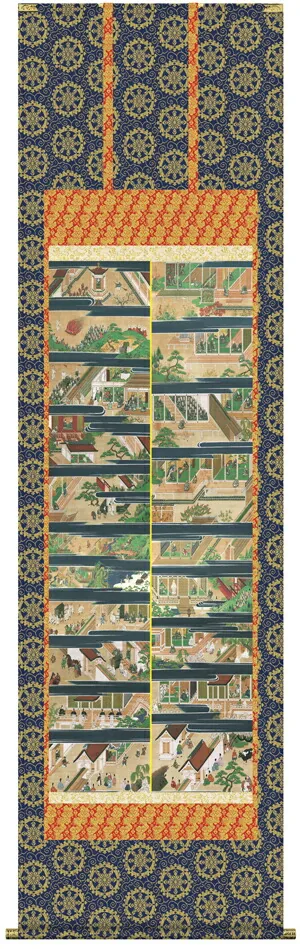 【掛け軸／掛軸／かけじく／親鸞聖人】 親鸞聖人御絵伝（清水 雲峰） 【送料無料】【代引き手数料無料】