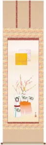 掛け軸／掛軸【お雛さま】 立雛（長江 桂舟） 【送料無料】【代引手数料無料】