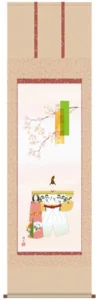 掛け軸／掛軸【お雛さま】 立雛（伊藤 渓山） 【送料無料】【代引手数料無料】