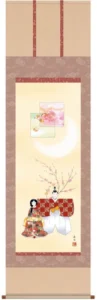 掛け軸／掛軸【お雛さま】 立雛（伊藤 香旬） 【送料無料】【代引手数料無料】