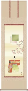 掛け軸／掛軸【お雛さま】 立雛（伊藤 渓山） 【送料無料】【代引手数料無料】