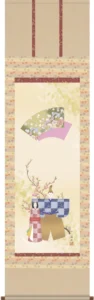 掛け軸／掛軸【お雛さま】 立雛（伊藤 渓山） 【送料無料】【代引手数料無料】