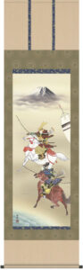 掛け軸／掛軸【武者・節句】<br>大成武者（阿部　静雅）<br>【送料無料】【代引手数料無料】