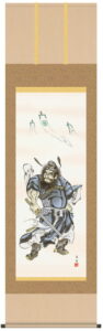 掛け軸／掛軸　【武者・節句】<br>鐘馗（戸塚　翠漣）<br>【送料無料】【代引手数料無料】