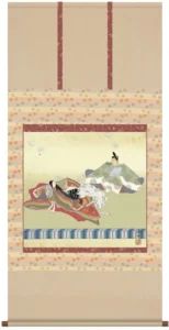 掛け軸／掛軸【お雛さま】 歌仙雛（伊藤 渓山） 【送料無料】【代引手数料無料】