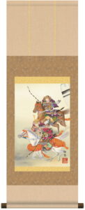 掛け軸(掛軸)【尺幅】<br>大成武者（工藤　翔悠）<br>【送料無料】【代引手数料無料】