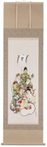 掛け軸／掛軸 七福神（加藤秋光） 【送料無料】【代引き手数料無料】