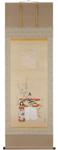 掛け軸／掛軸／かけじく 立雛（藤吉正勝） 【送料無料】【代引き手数料無料】