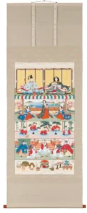 掛け軸／掛軸 お雛様（小林翠月） 【送料無料】【代引き手数料無料】