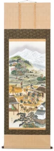掛け軸／掛軸 農耕四季の図（山田和志） 【送料無料】【代引き手数料無料】