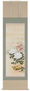 掛け軸／掛軸　四季草花（田上芳泉）<br>【送料無料】【代引き手数料無料】