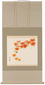 掛け軸／掛軸　蔦（つた）（奥田吟水）<br>【送料無料】【代引き手数料無料】