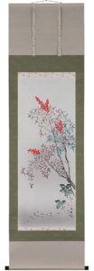 掛け軸／掛軸　南天（鈴木春秋）<br>【送料無料】【代引き手数料無料】