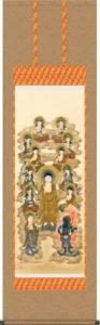 掛け軸／掛軸【十三仏】 浄土十三佛（森山 観月） 【送料無料】【代引手数料無料】