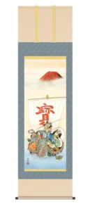 掛け軸／掛軸【慶祝】 七福神（森田 翔輝） 慶事 正月 商売繁盛【送料無料】【代引手数料無料】