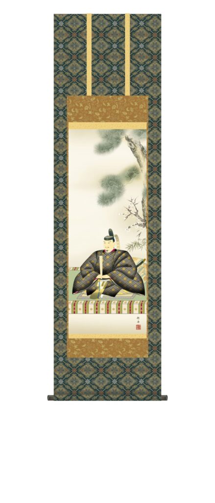 掛け軸／掛軸【慶祝】 天神（長江 桂舟） 端午の節句 正月 学業成就 【送料無料】【代引手数料無料】