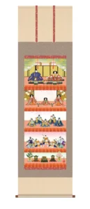 掛け軸／掛軸【お雛さま】 五段飾り雛（井川 洋光） 桃の節句 お雛様【送料無料】【代引手数料無料】