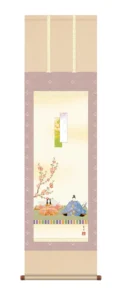 掛け軸／掛軸【お雛さま】【尺三幅】 段雛（遠山 翠洋） 桃の節句 御祝い お雛様 【送料無料】【代引手数料無料】