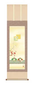 掛け軸／掛軸【お雛さま】 貝雛（井川 洋光） 桃の節句 お雛様【送料無料】【代引手数料無料】