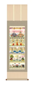 掛け軸／掛軸【お雛さま】 五段飾り雛（井川 洋光） 桃の節句 お雛様【送料無料】【代引手数料無料】
