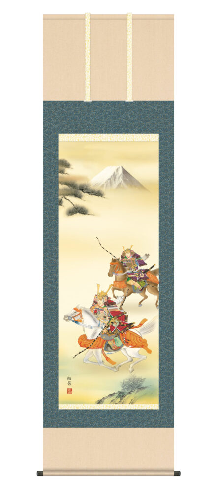 掛け軸／掛軸【武者・節句】 大成武者（工藤 翔悠） 端午の節句 学業成就 【送料無料】【代引手数料無料】