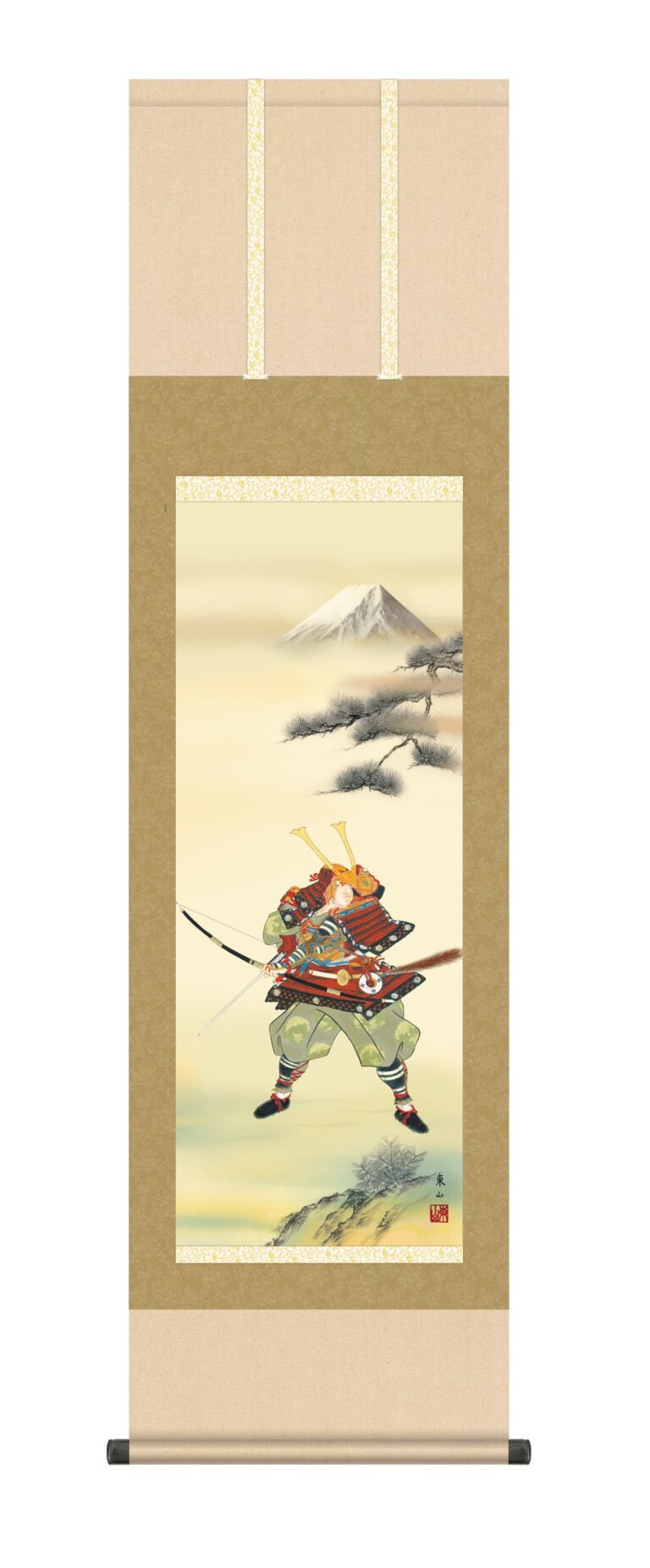 掛け軸／掛軸【武者・節句】 【尺三】大成武者（榎本 東山） 端午の節句 男の子 吉祥軸 初節句【送料無料】【代引手数料無料】