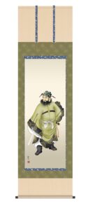 掛け軸／掛軸【武者・節句】<br> 鐘馗（しょうき）（山村　観峰）<br>　端午の節句　無病息災【送料無料】【代引手数料無料】